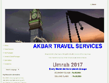Tablet Screenshot of akbartravelservices.com